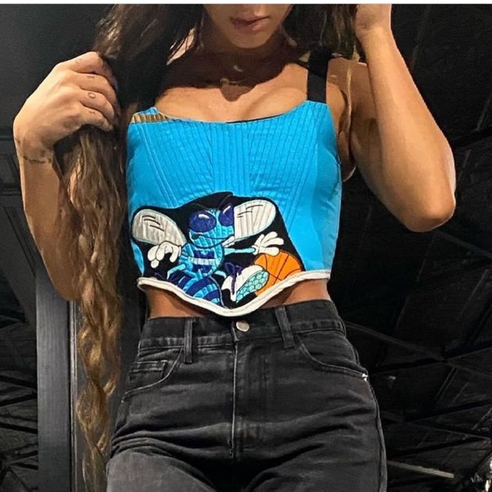 Custom Charlotte Hornets Corset